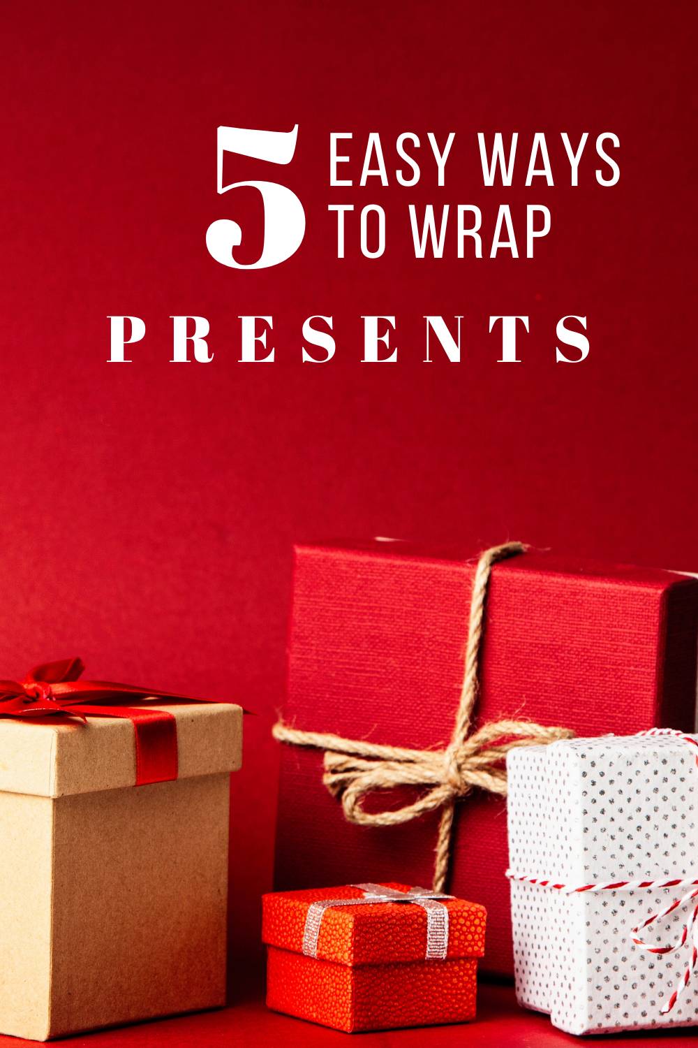 ways to wrap a present