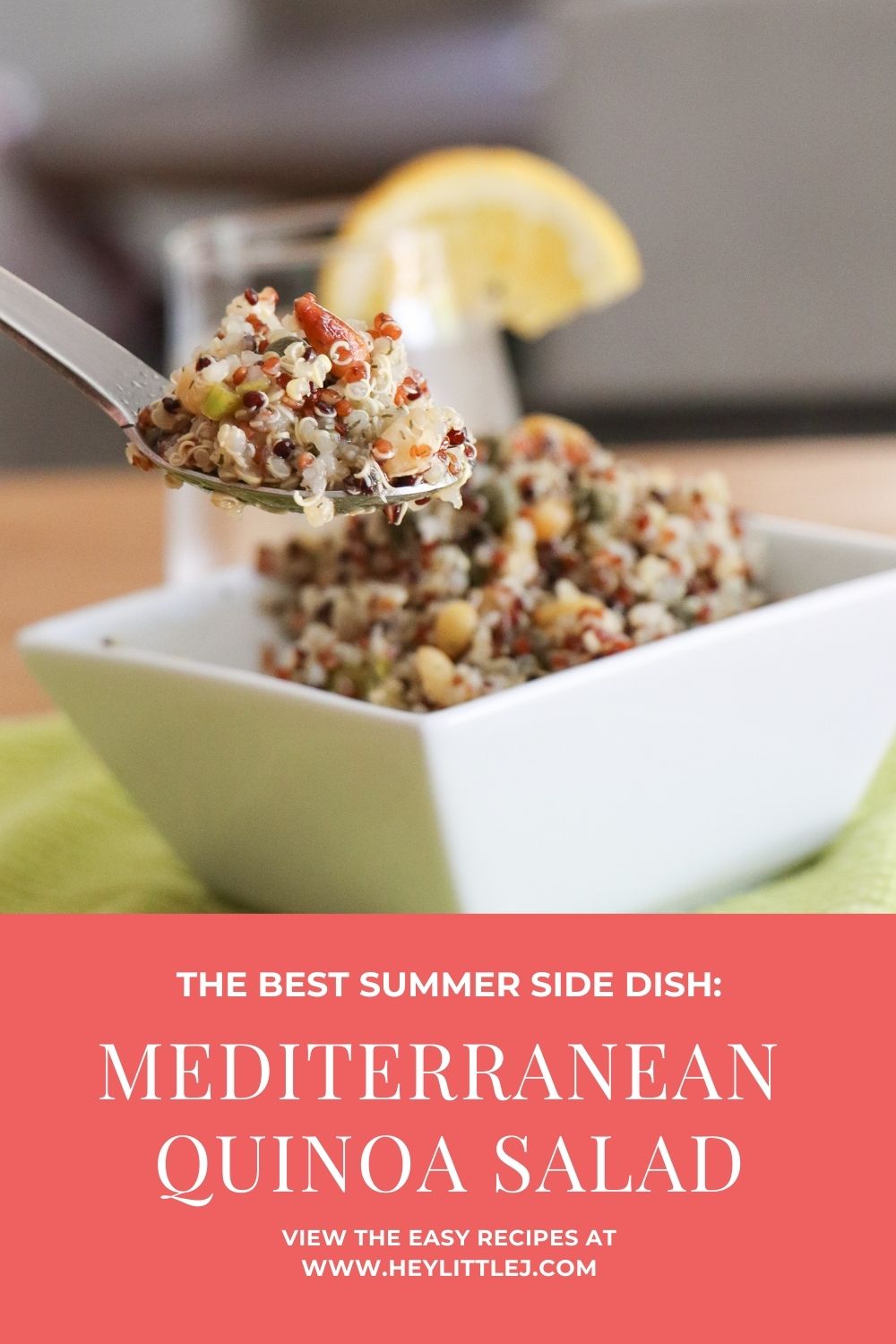 mediterranean quinoa salad pin