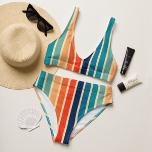 Retro Stripe Bikini